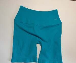 Women’s Nuk Cycling Shorts Neon Blue Pink Size Small Athleisure Athletic